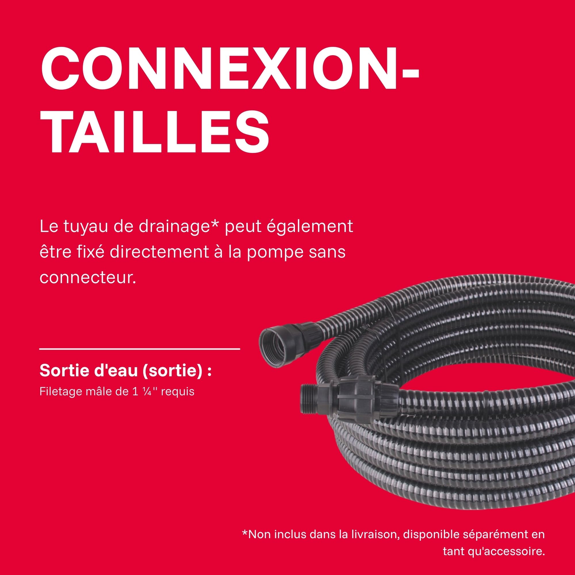 T.I.P. Pompe de Piscine 6000 INOX, Débit 6000 l/h, Pompe Submersible 6m | Moteur puissant en acier inoxydable avec valve anti-retour, pompe de drainage et irrigation idéale pour citernes