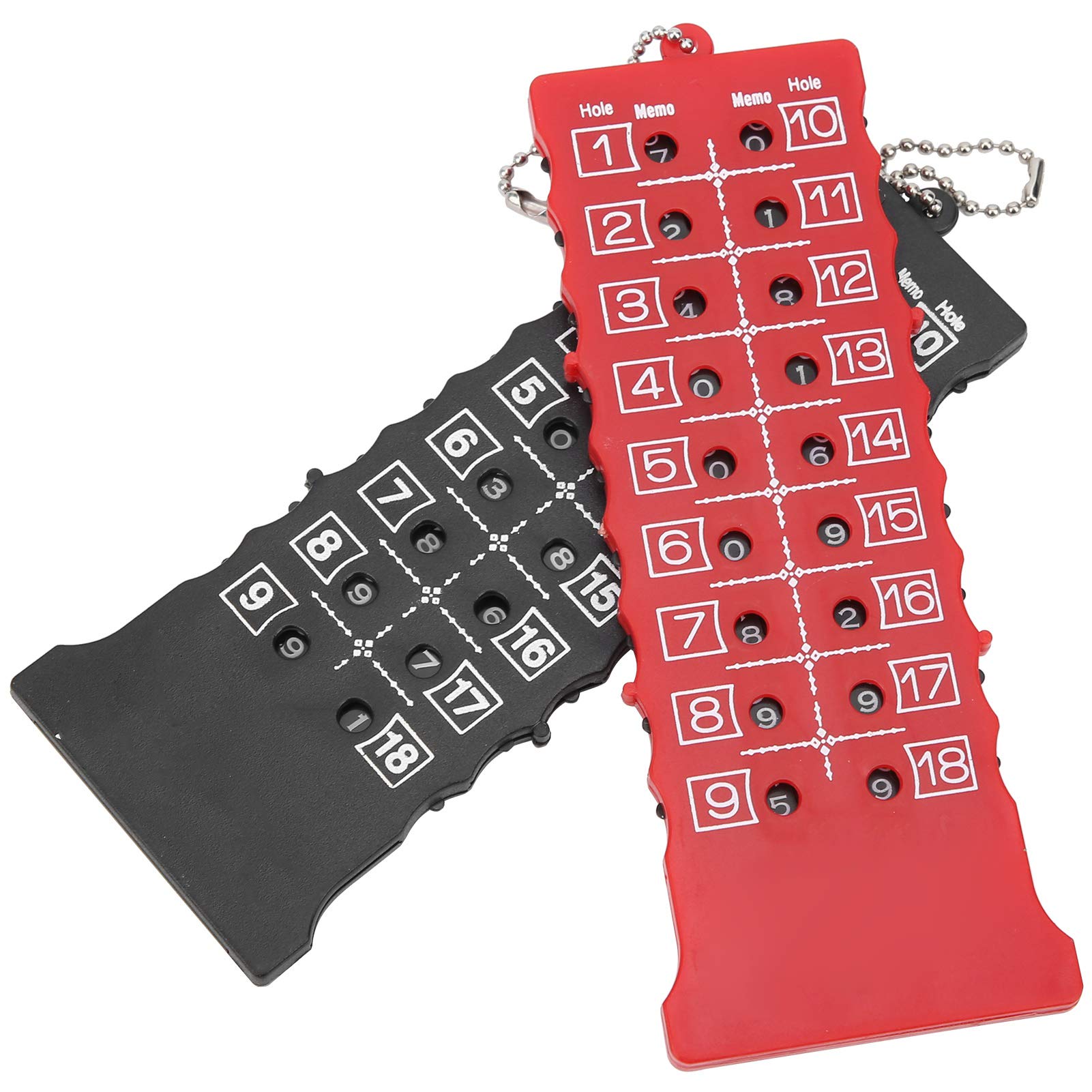 NIZUUONE Score Counter, Training Practice Competition Accessory Black Red for Golfers - Image 3