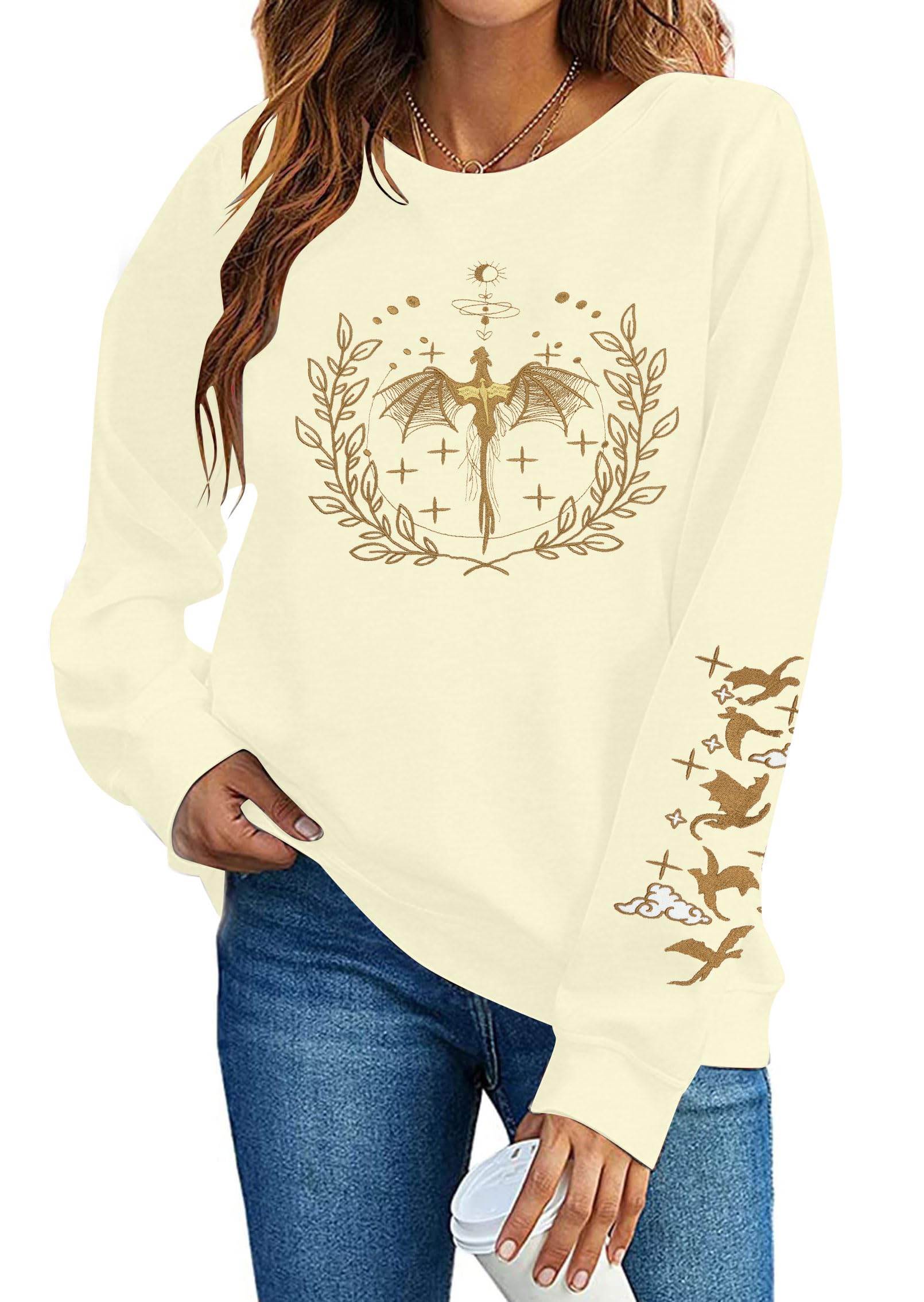 Book Sweatshirt Womens Funny Reading Shirt Book Lovers T-Shirts Casual Bookish 2 Sided Graphic Pullover Tops