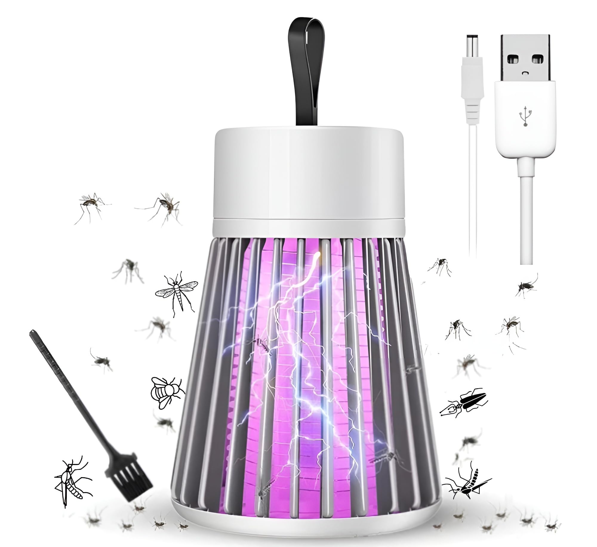 Aqplus Mosquito Killer Lamp with USB Powered Bug Zapper Mosquito Machine Electric LED Lamp Mosquito Trap Machine No Camical Use Home & Office All Insect Killer Use (Multicolor) (B0DDQL4K19) Amazon Price History, Amazon Price Tracker