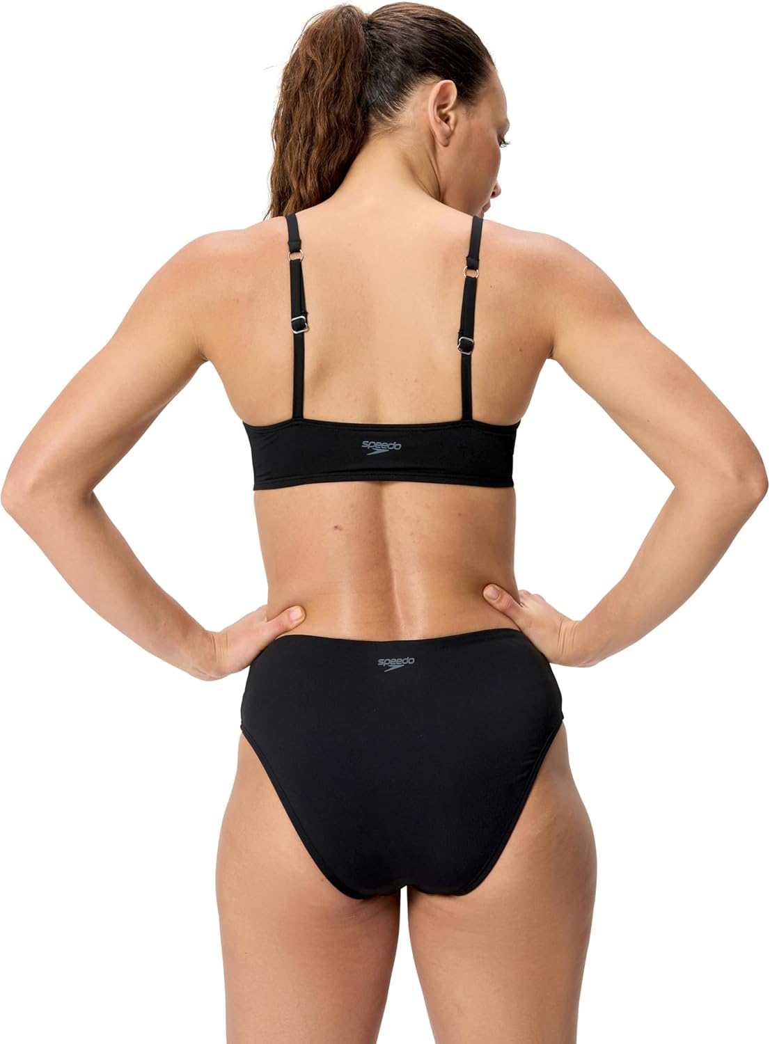 Speedo Women's Swimsuit Bikini Bottom Essentials Soft Fabric