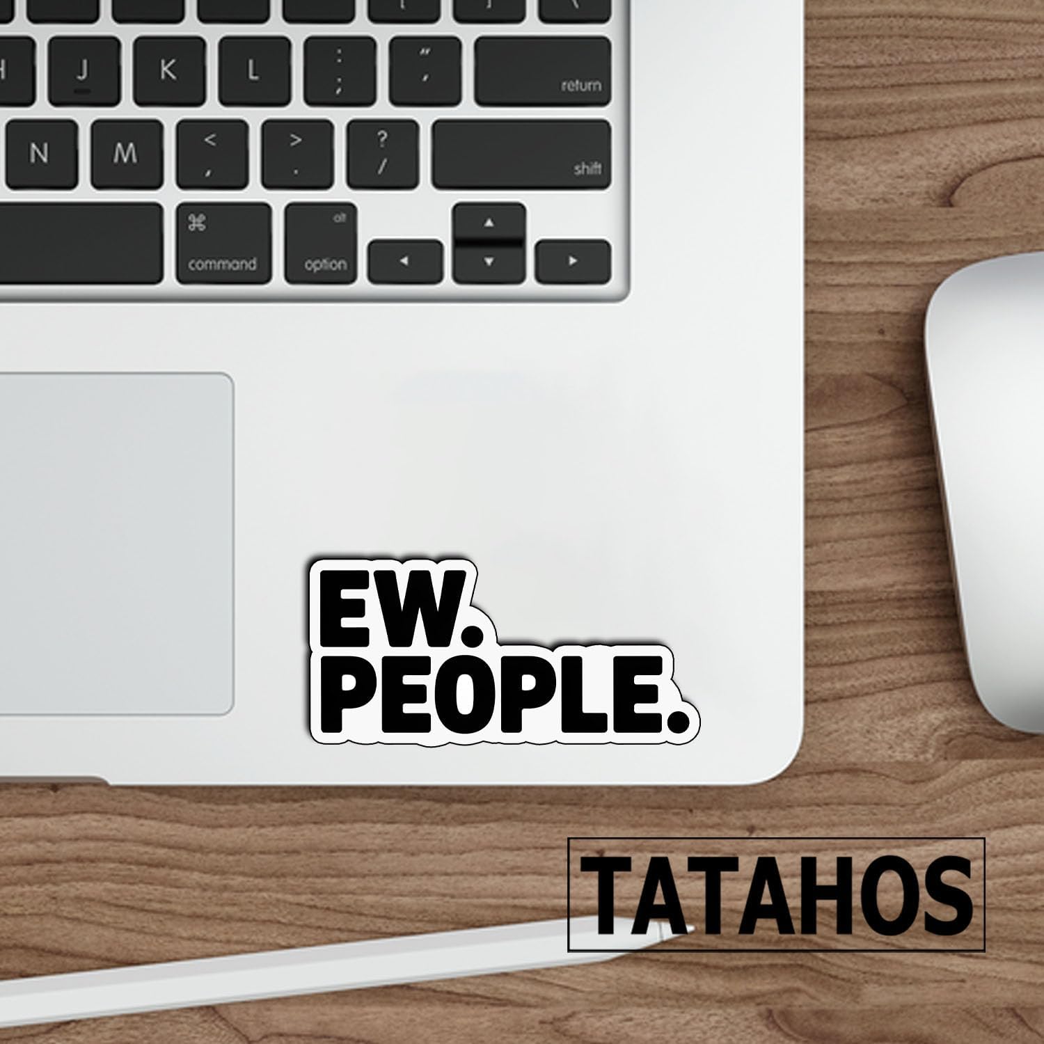 (3Pcs) Ew People Stickers Funny Sarcastic Quote Humor Motivational Inspirational Gifts Waterproof Vinyl Decals for Kindle Water Bottle Bumper Car Hard Hat Phone Laptop 3x1.5 - Image 5