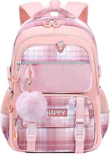 WYCY Mochila escolar para niños, mochilas grandes para niñas, bolsas grandes para adolescentes y niñas, bonita bolsa de libros con compartimentos,