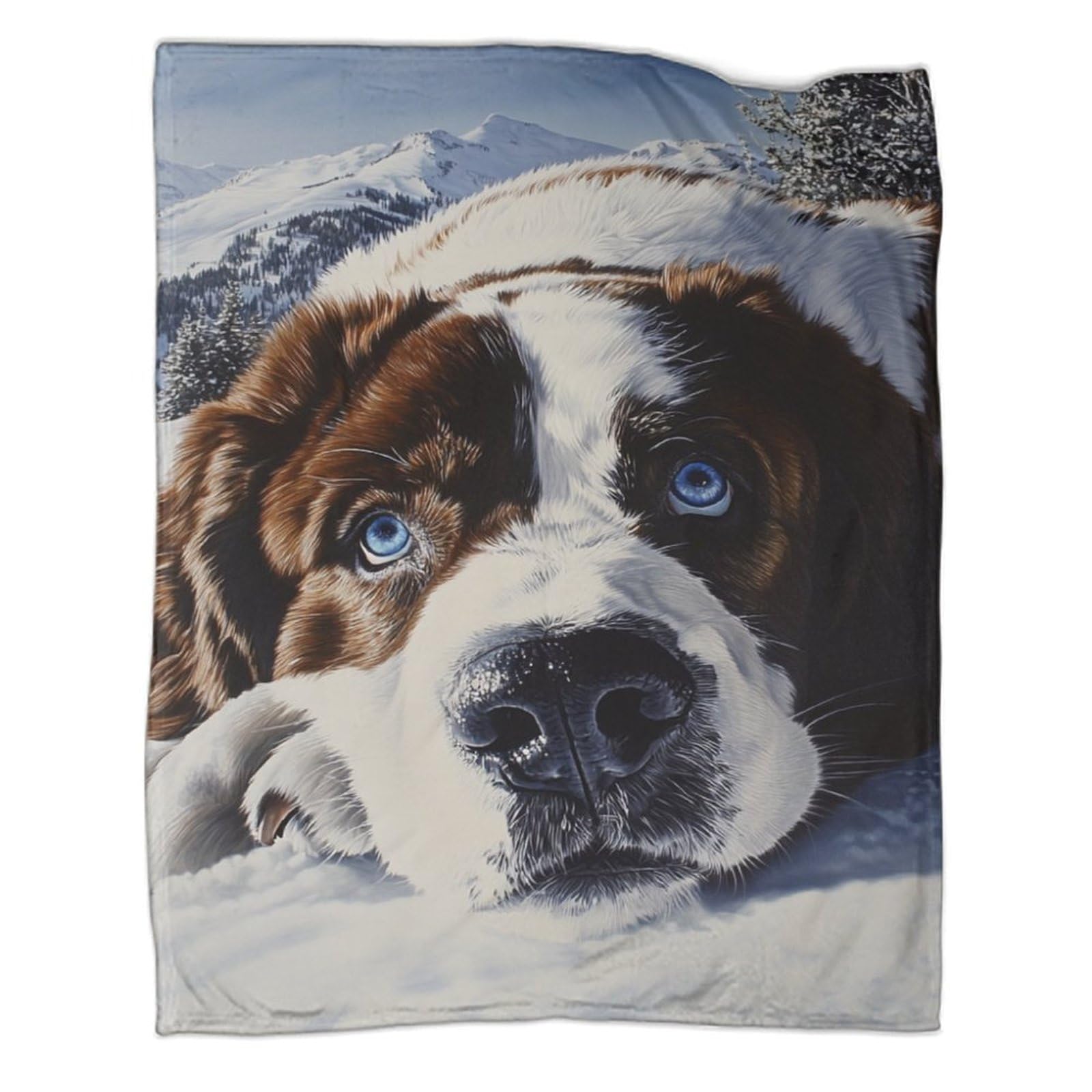 Couverture tibétaine contre le froid hivernal grand plaid chaud et doux pour lit