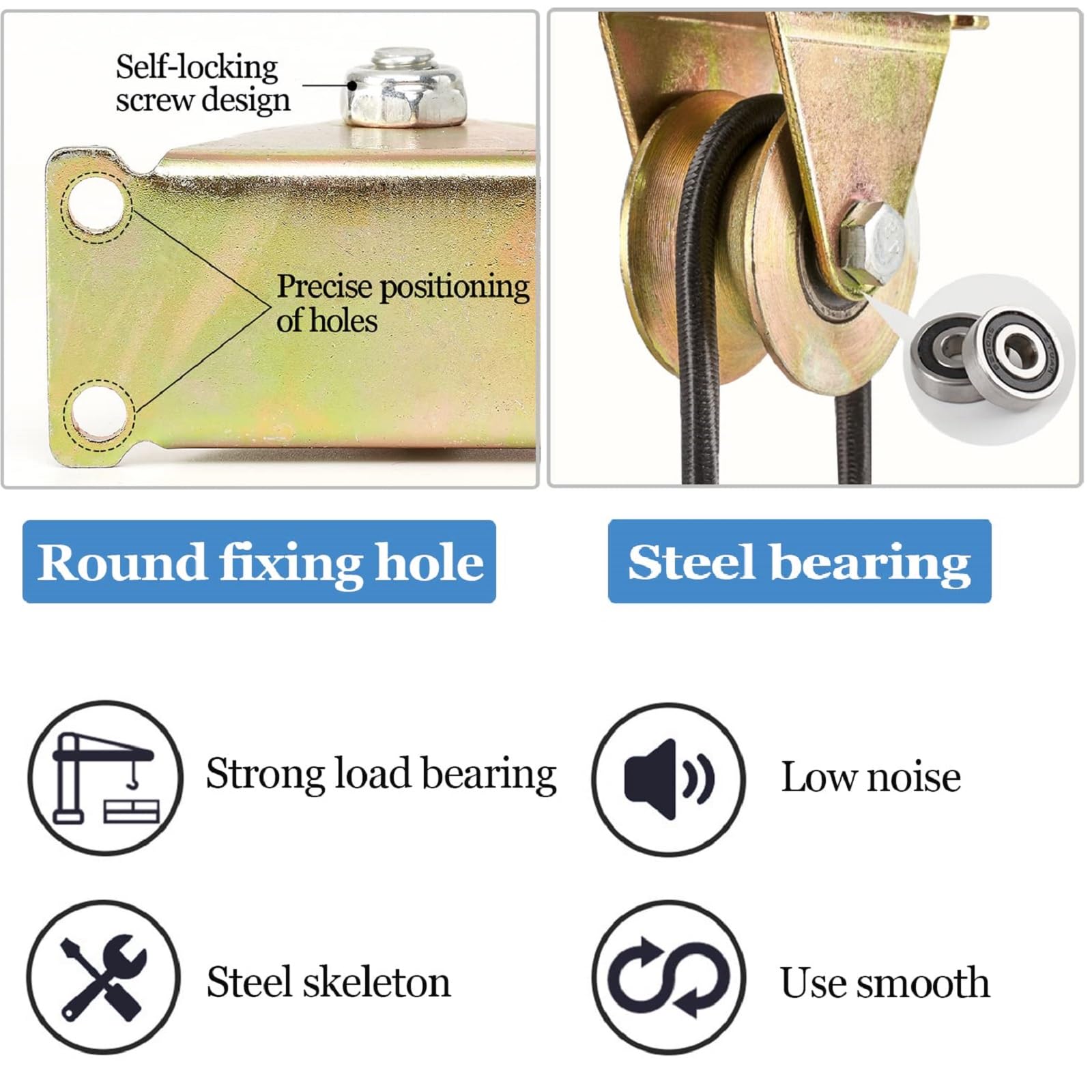 Roulette à Gorge En V Pour Corde Poulie De Renvoi 4 Pcs Poulie Simple Pour De Levage Mouflage - Rail Roulette Portail Coulissan - Roue Gorge Forme En U De 55mm Roulette à Gorge En V Pour Corde Poulie De Renvoi 4 Pcs Poulie Simple Pour De Levage Mouflage - Rail Roulette Portail Coulissan - Roue Gorge Forme En U De 55mm