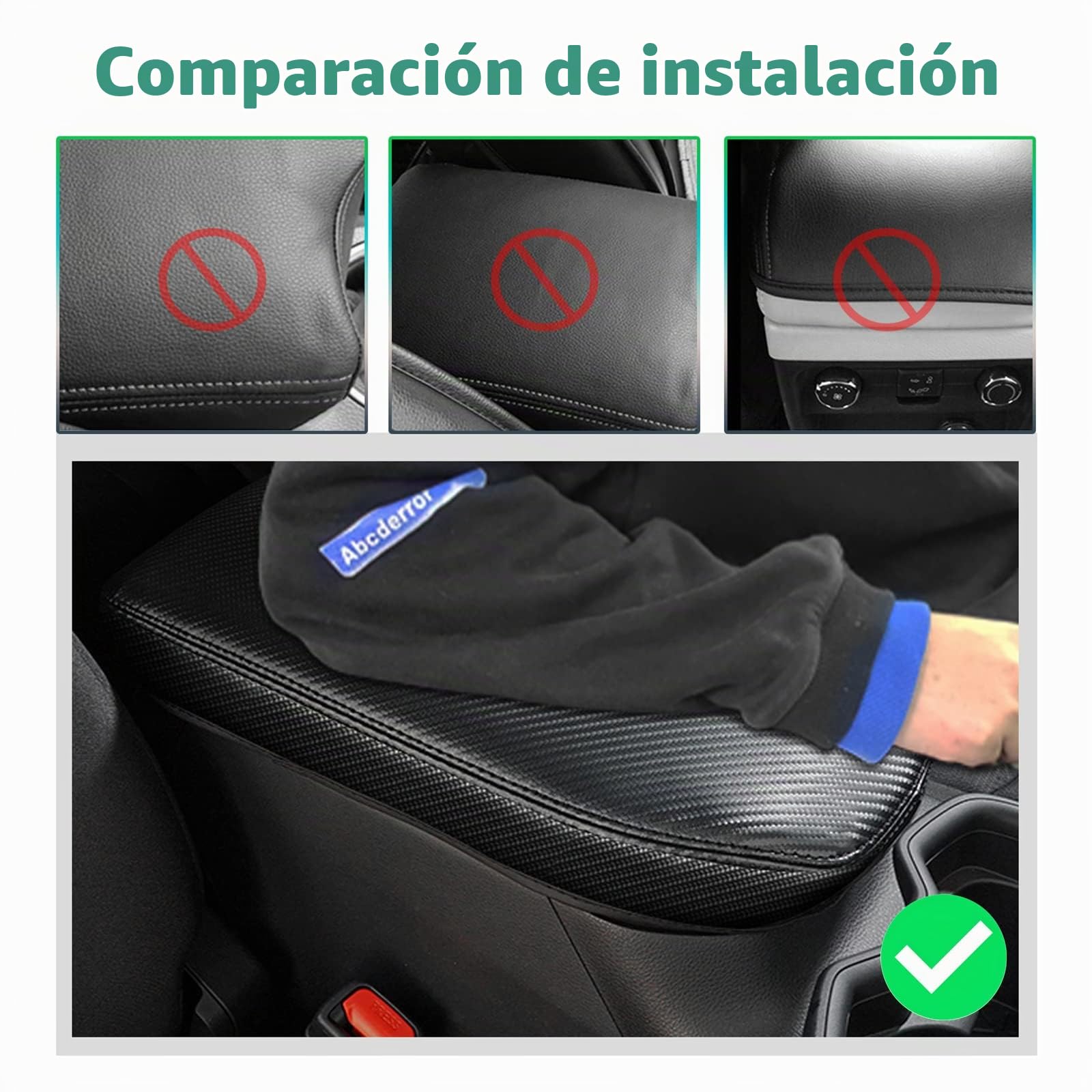 GAFAT Compatible con Toyota RAV4 / Hybrid 2019-2024 2025 Cubierta del Reposabrazos, RAV4 Consola Central Reposabrazos Protección Fundas de Reposabrazos, Piel PU, Accesorios RAV4 (Negro)