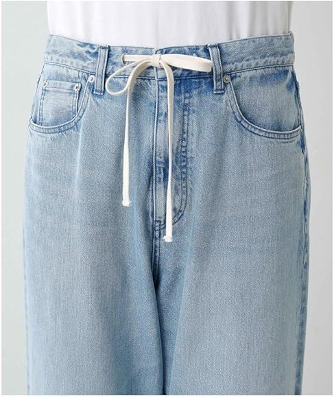 Amazon.co.jp: [Whim Gazette] [ウィムガゼット] ドロストデニムパンツ 