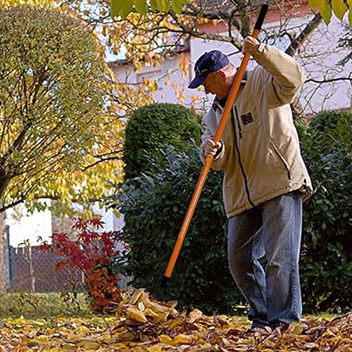 Miniatura 3 de Ashman - Rastrillo de arco (1 unidad)  Rastrillo resistente para recoger hojas caídas, equipado con mango de goma para una fuerte sujeción cuando se