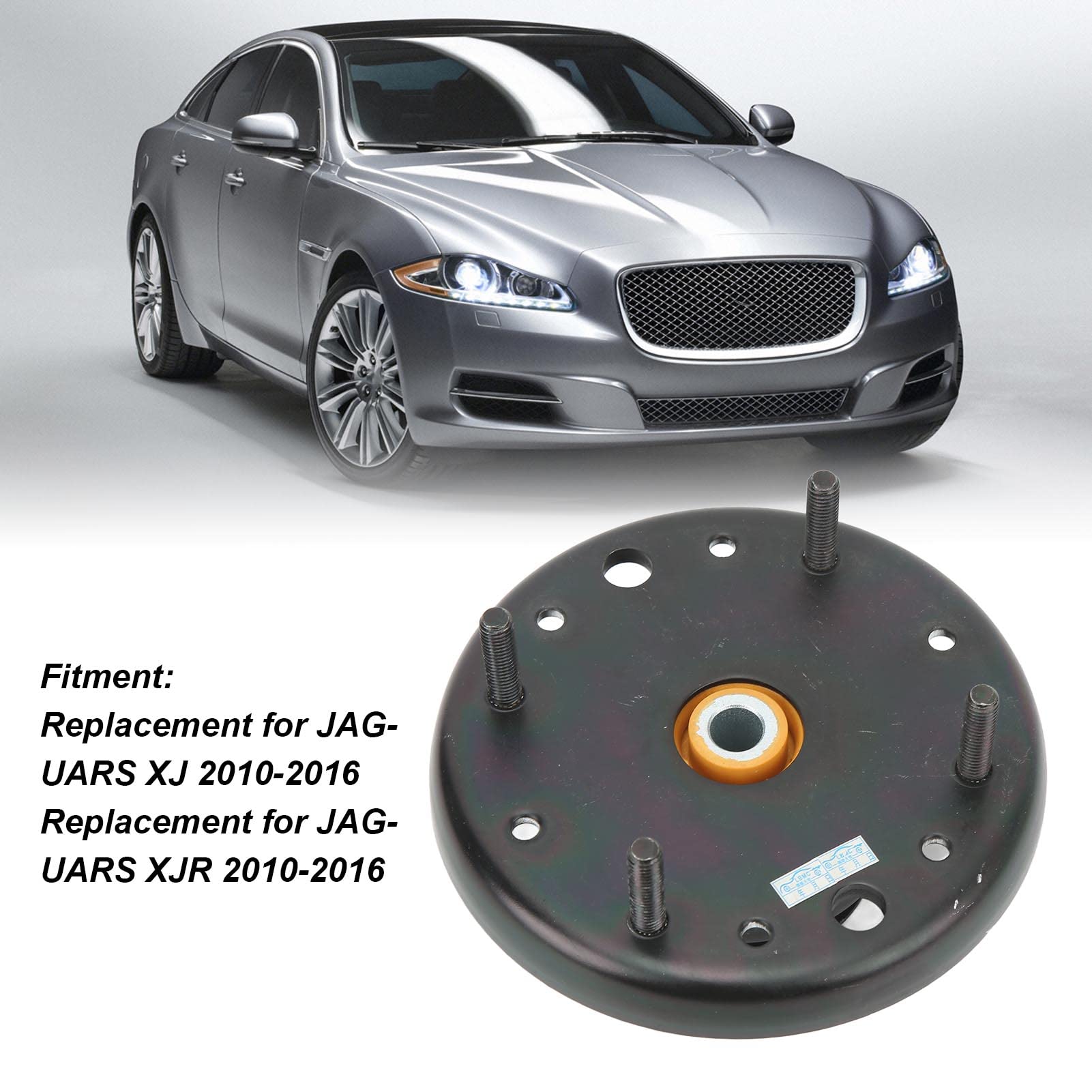 Zestaw Mocowania Sprężyny Amortyzatora Przedniego, Gumowe Mocowanie Amortyzatora Przedniego, para Lewego Prawego OE C2P22948, Zamiennik dla JAGUARS XJ XJR 2010 2016 Naprawa Zawieszenia