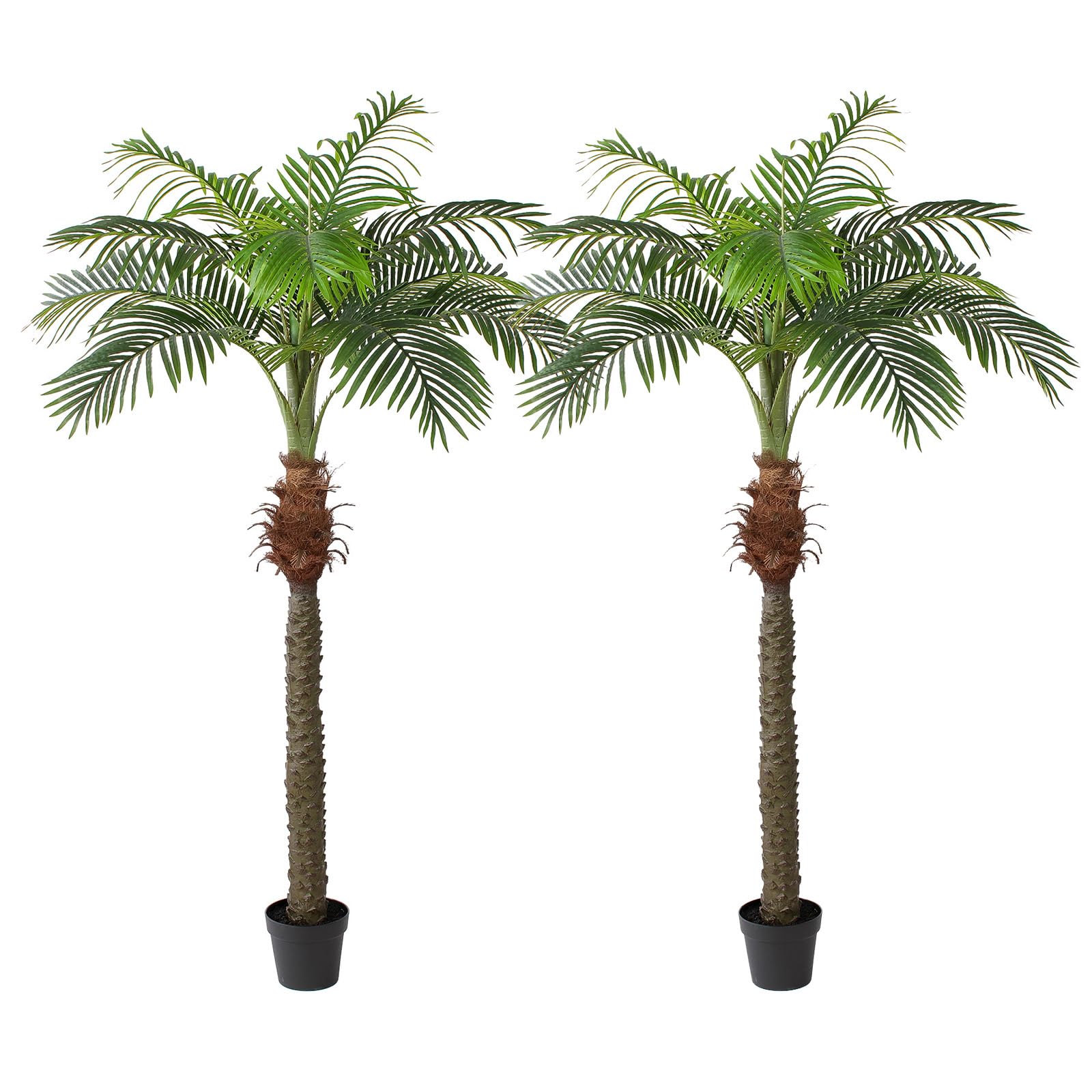 YEPDIN 2-Pack 7ft Artificial Palm Tree