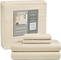 Vista 38 de Juego de sábanas 100% de algodón egipcio, tamaño Queen, juego de sábanas de bolsillo profundo, sábanas de algodón de 800 hilos, naturalmente