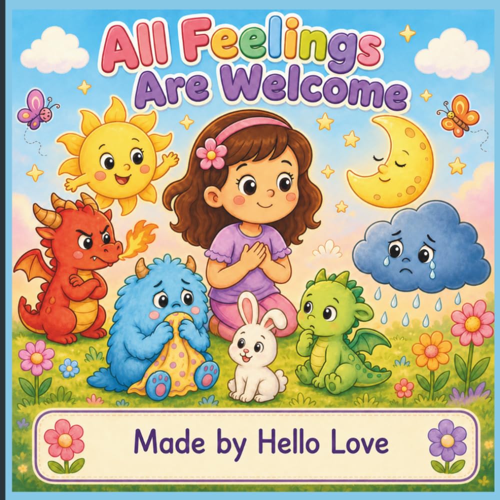 All Feelings Are Welcome: A Kids Coloring Book About Emotions, Big Feelings, Self-Awareness, Confidence, Kindness, and Emotional Growth