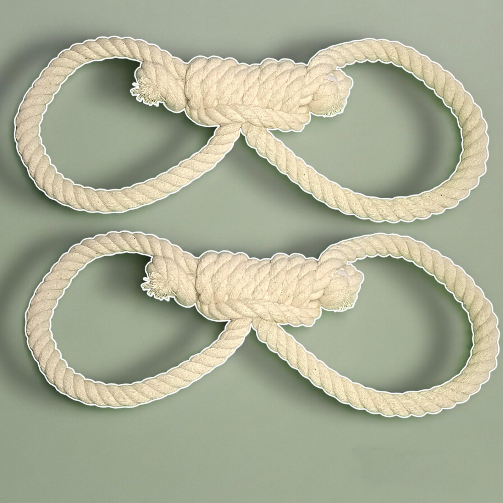 Esselkay Cotton Rope Handcuffs, Handmade Costume Accessory, 100% Cotton, Durable Animal Restraints, Pack of 2, Off-White (B0CZ6G9JLN) Amazon Price History, Amazon Price Tracker