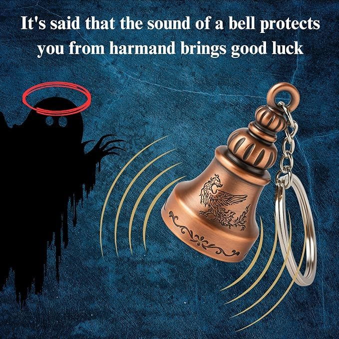 Image of Techpro guardian bell for bike Tibetan Key Chain Good Luck Key Chain For Bike key ring guardian bell keychain