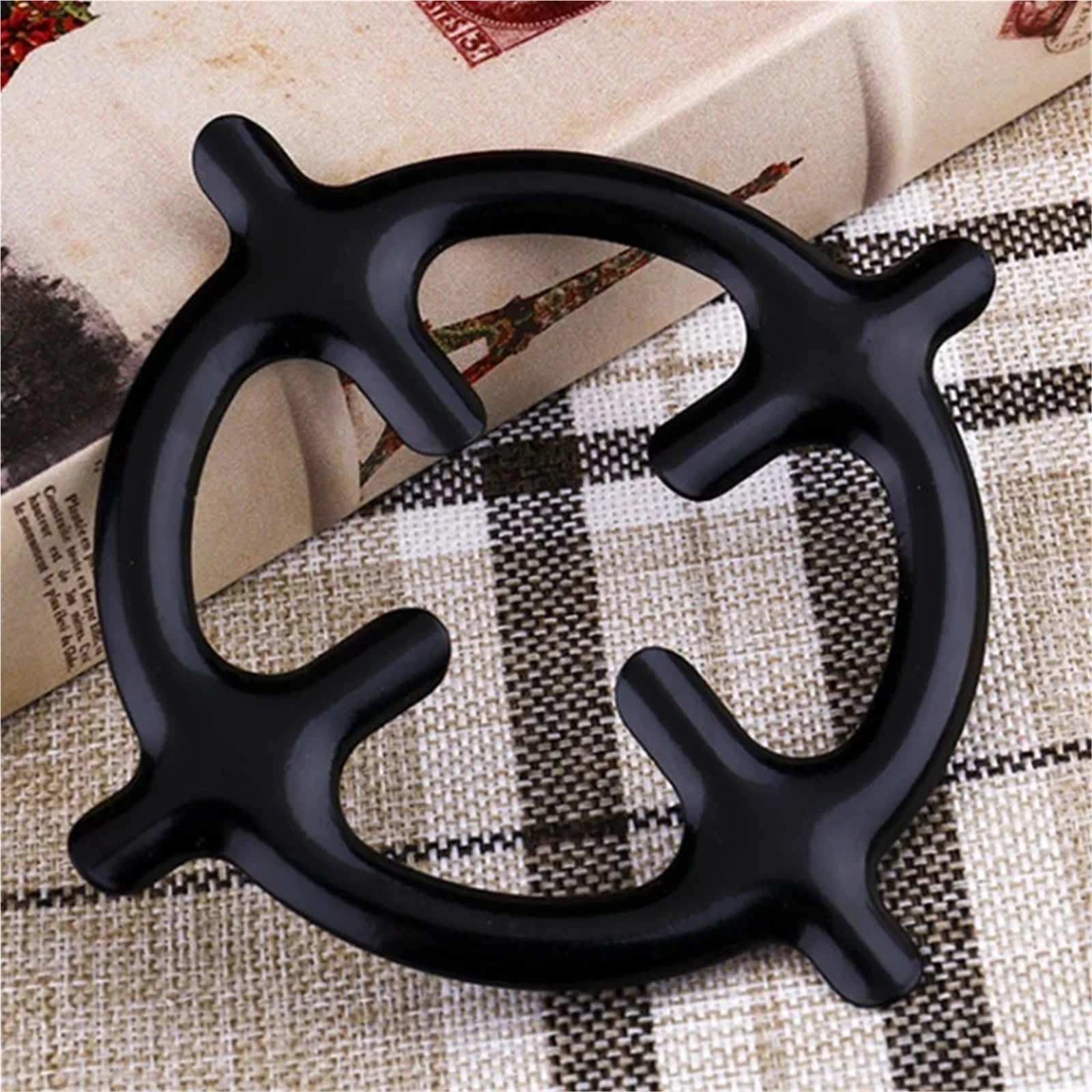 Gasherdständer Topf Herd Ständer Herd Gas Ring Topf Reduzierer Untersetzer Kaffeekanne Ring Ständer Topf Matte Metall Brenner Herd Rost Küche Rack(5Pcs)