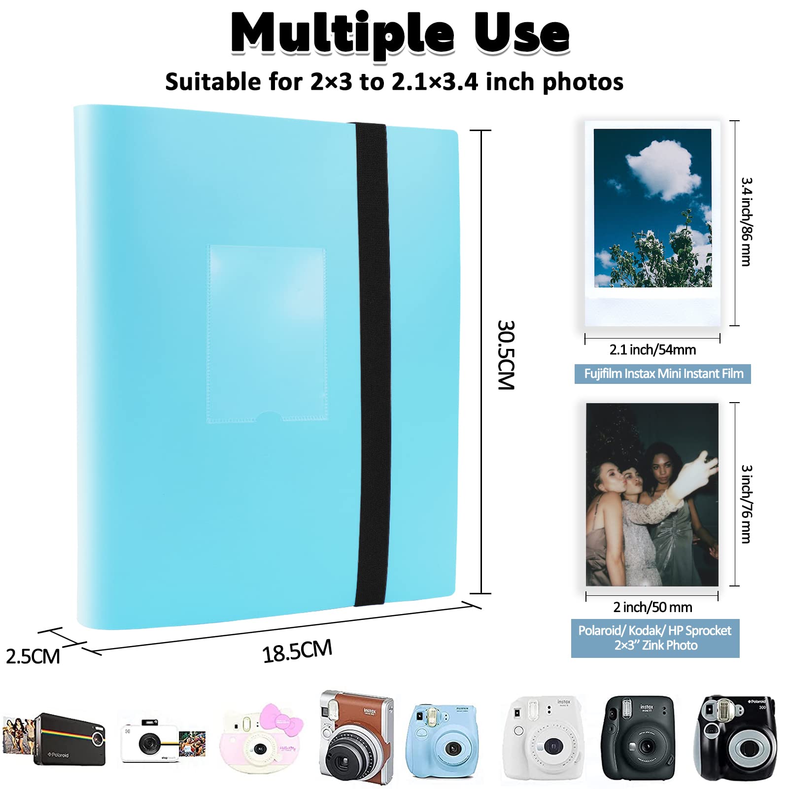 FORETOY Photo Album with 432+1 Pockets for 3" Film - Image 2