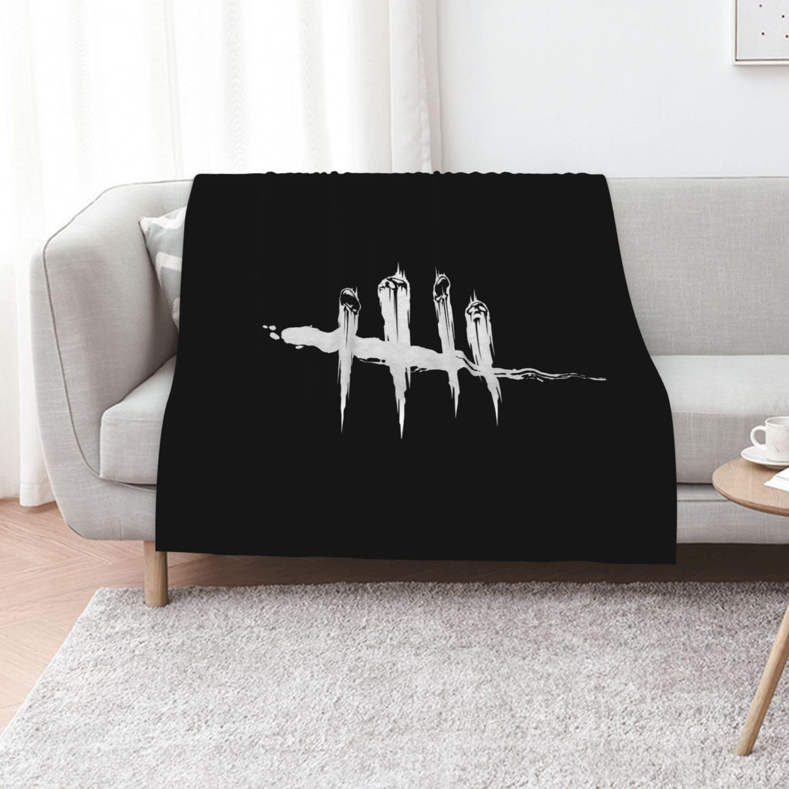 Hihelloh Dead By Daylight Flannel Blanket Lightweight Fluffy Cozy Bed Blanket Soft Fleece Plush Warm Throw Blanket Fit Decorative Couch Sofa Suitable For All Season 50X40 Inches