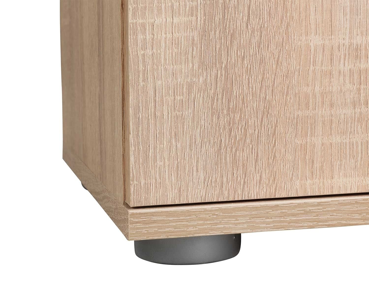 Kommode mit 2 Türen - Eiche Sonoma - 71 cm breit - Sideboard Mehrzweckschrank