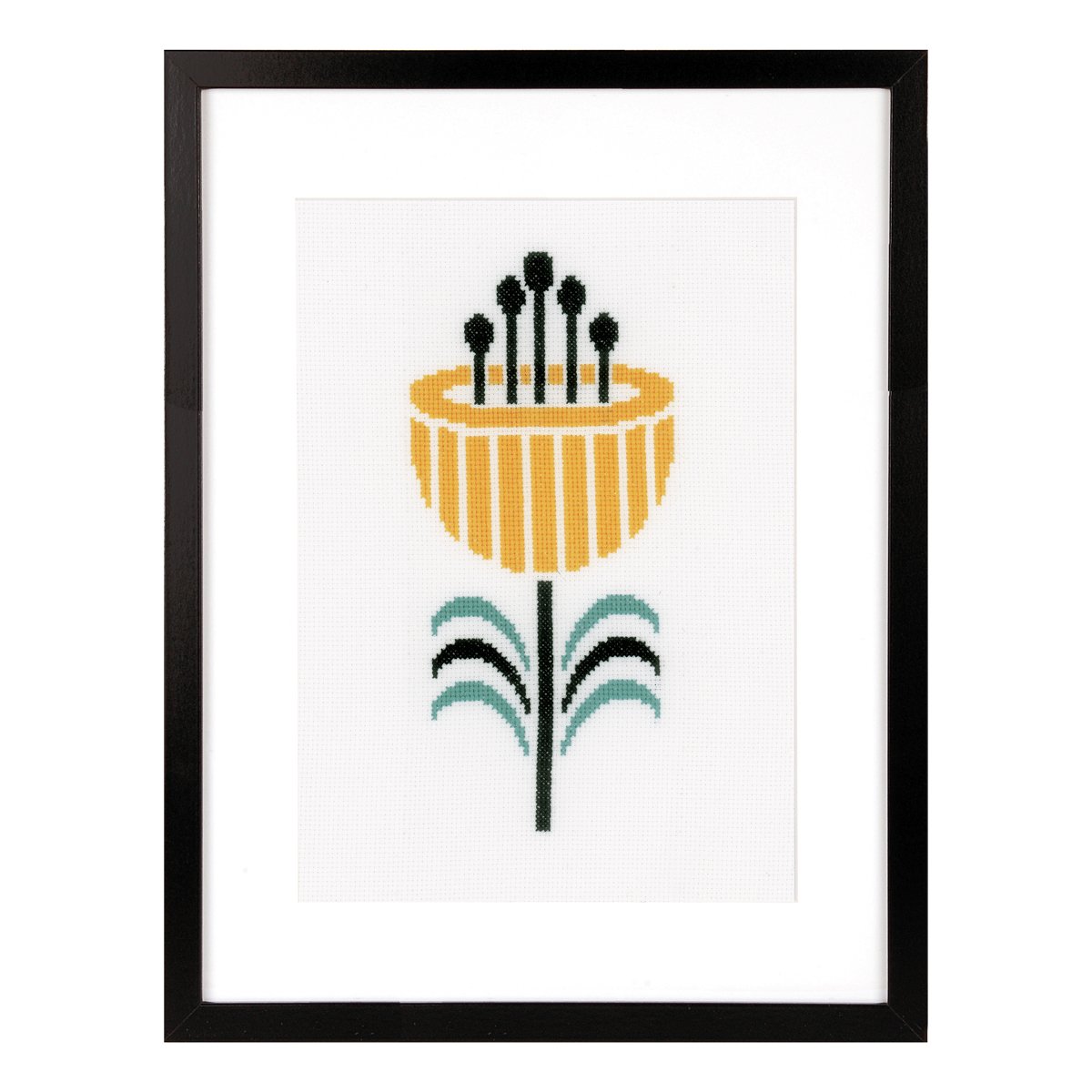 VERVACO Kreuzstich Set Mein Gartenhäuschen - Komplettset 32x26cm Mit DMC Garn