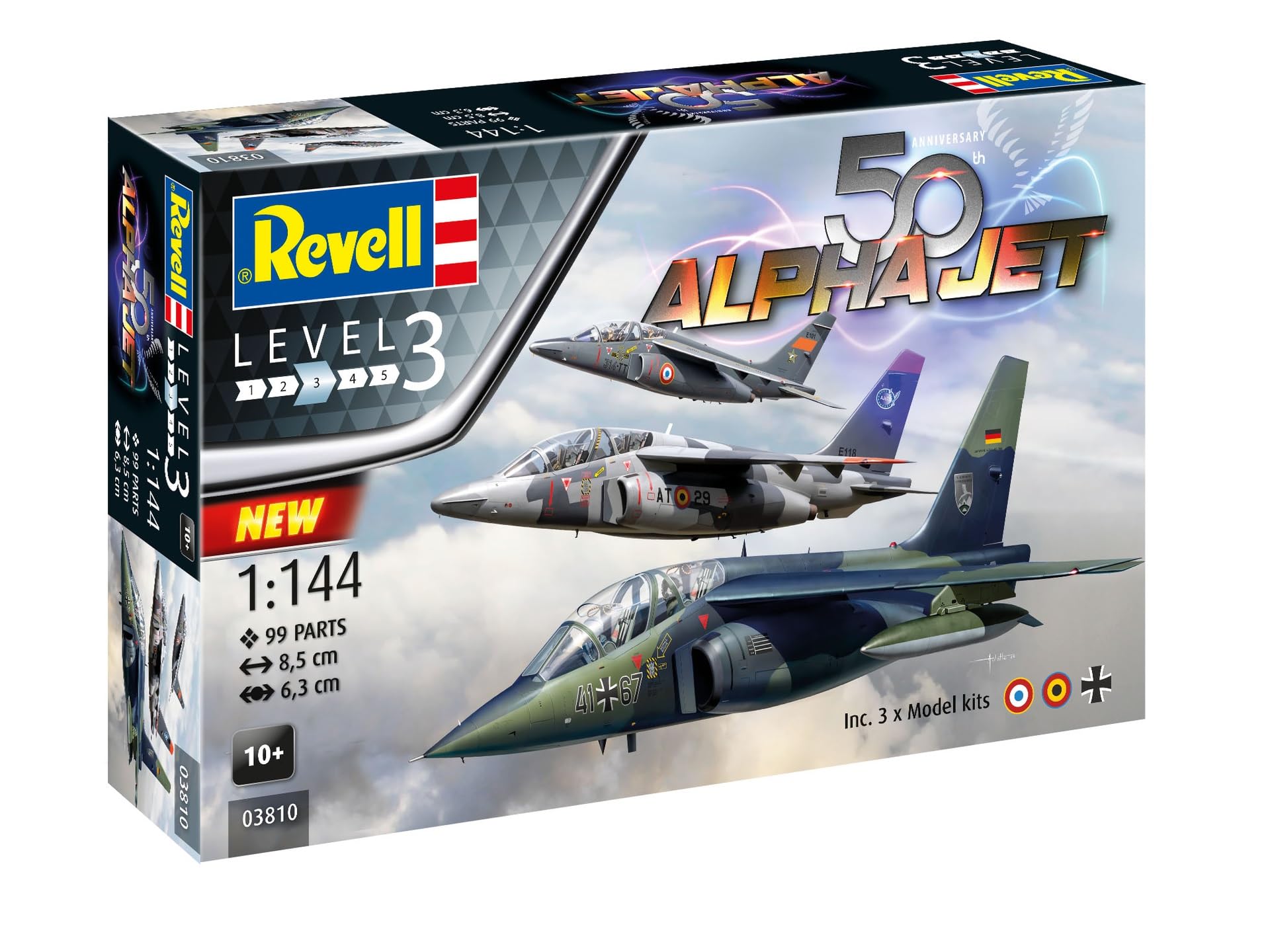 だ*♡様 戦闘機プラモ 1/144 6機セット(技MIX、ドイツレベル) Amazon | ドイツレベル(Revell) 1/144 アルファジェット 50周年記念3機