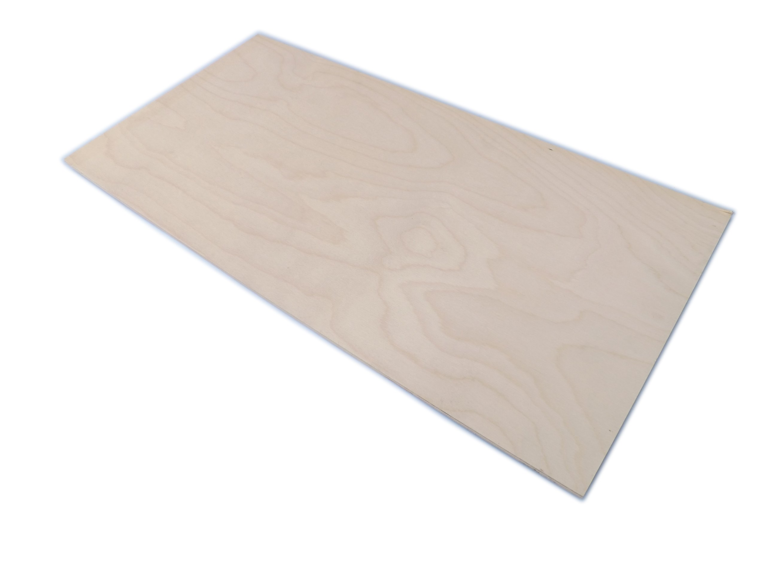 Trustleaf 6mm Birch Plywood Sheet 600x300x 6mm - Laserable Low Fume E1 Glue Ply. Pack of (1)