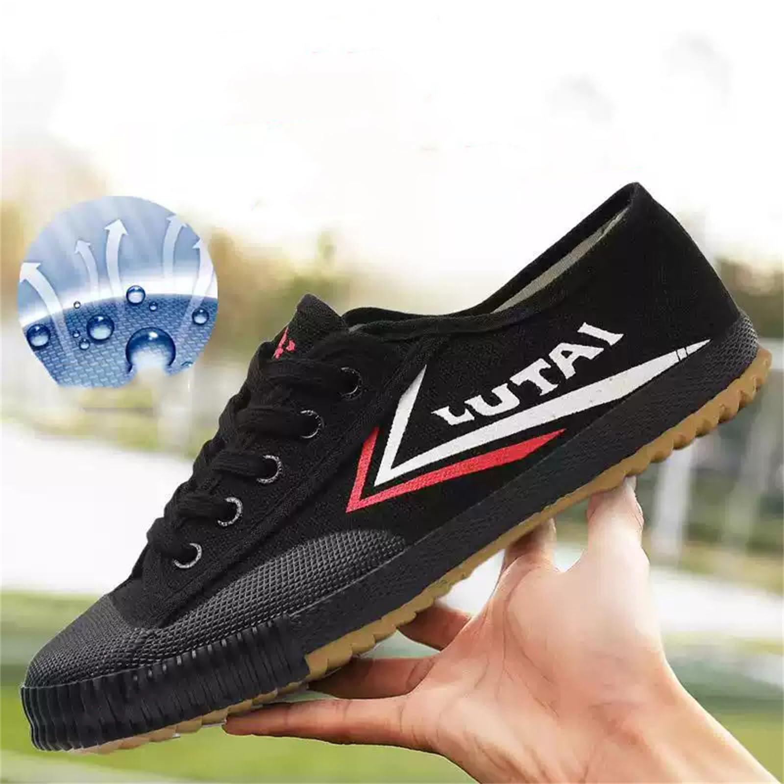 Zapatos De Artes Marciales para Niños Y Adultos Zapatillas De Deporte De Tai Chi Kung Fu Zapatillas De Deporte De Lona De Parte Inferior Descalzas