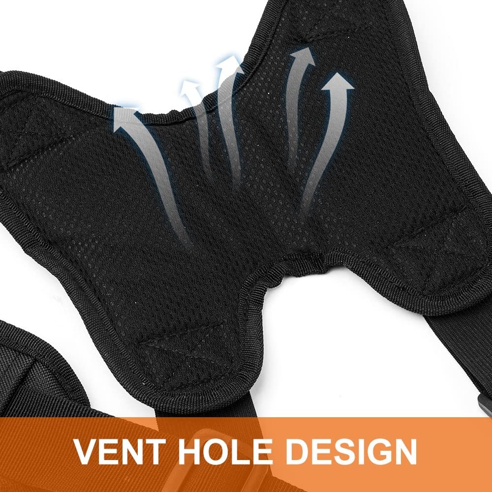 DONGKER Tirantes tácticos,Arnés de policía acolchado Nylon tirantes ajustables para cinturón de trabajo