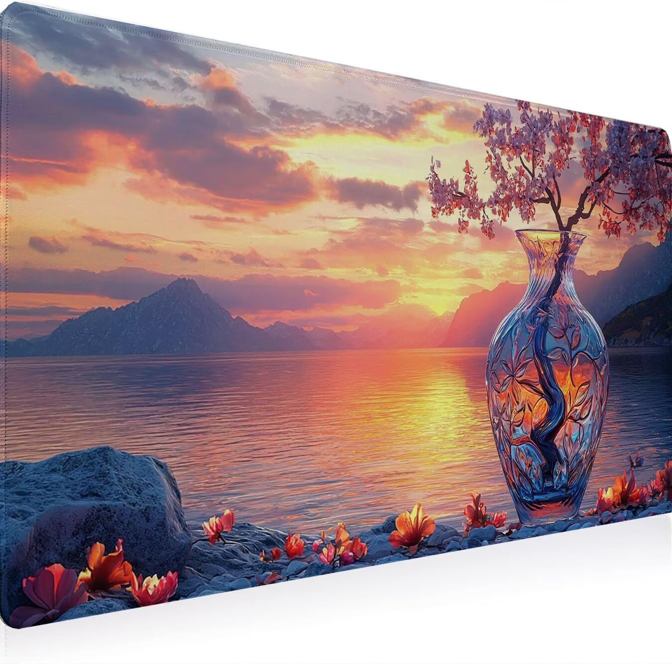 Podkładka pod mysz, podkładka pod mysz XXL 1500 x 800 mm podkładka pod mysz dla graczy, wodoodporna gumowa podstawa, duża, podkładka pod mysz do gier szyte krawędzie wodoodporna antypoślizgowa, domowy