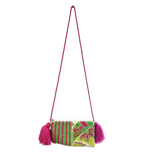 Brisla Handbag - Wayuu Bag - Watermelon Sugar (Crossbody)