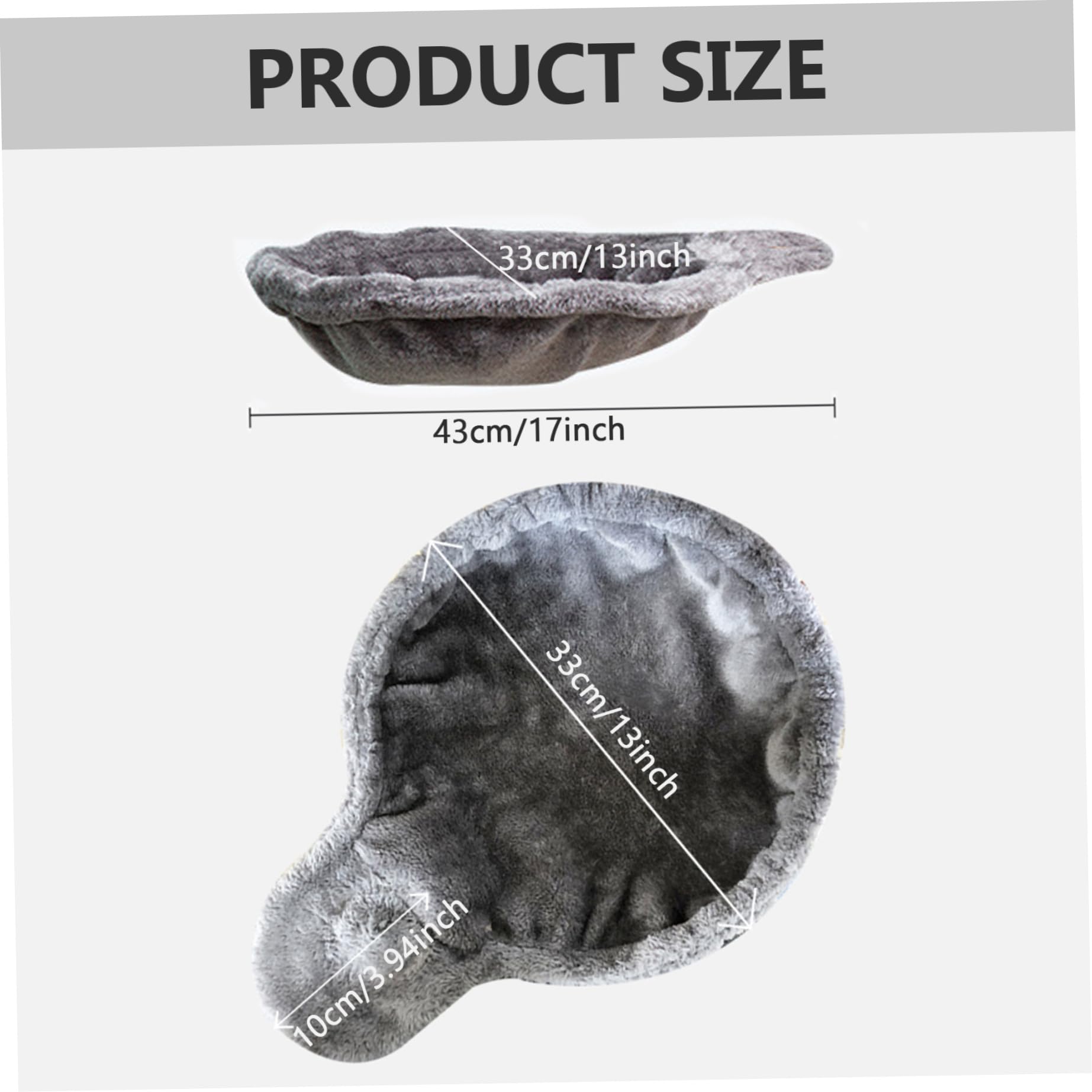 Hamaca para árbol de gato, torre de gato gris, cesta de repuesto para cama de hamaca, juguetes colgantes con hamaca para todos los gatos