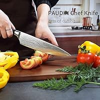 Vista 2 de PAUDIN Cuchillo de chef, cuchillo de cocina y cuchillo de pelar