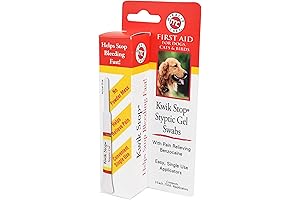 Kwik Stop Styptic Gel Swabs - Take Care of Your Pet's Injuries