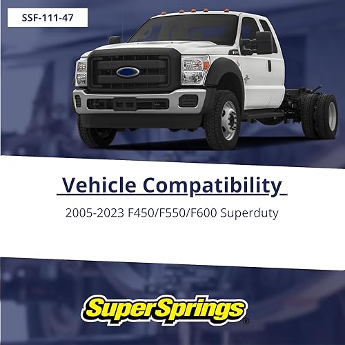 Miniatura 59 de SuperSprings Juego de SumoSprings delanteros para 2005-2025 F250/F350/F450/F550 SuperDuty Capacidad de 1000 libras al 50% de compresión