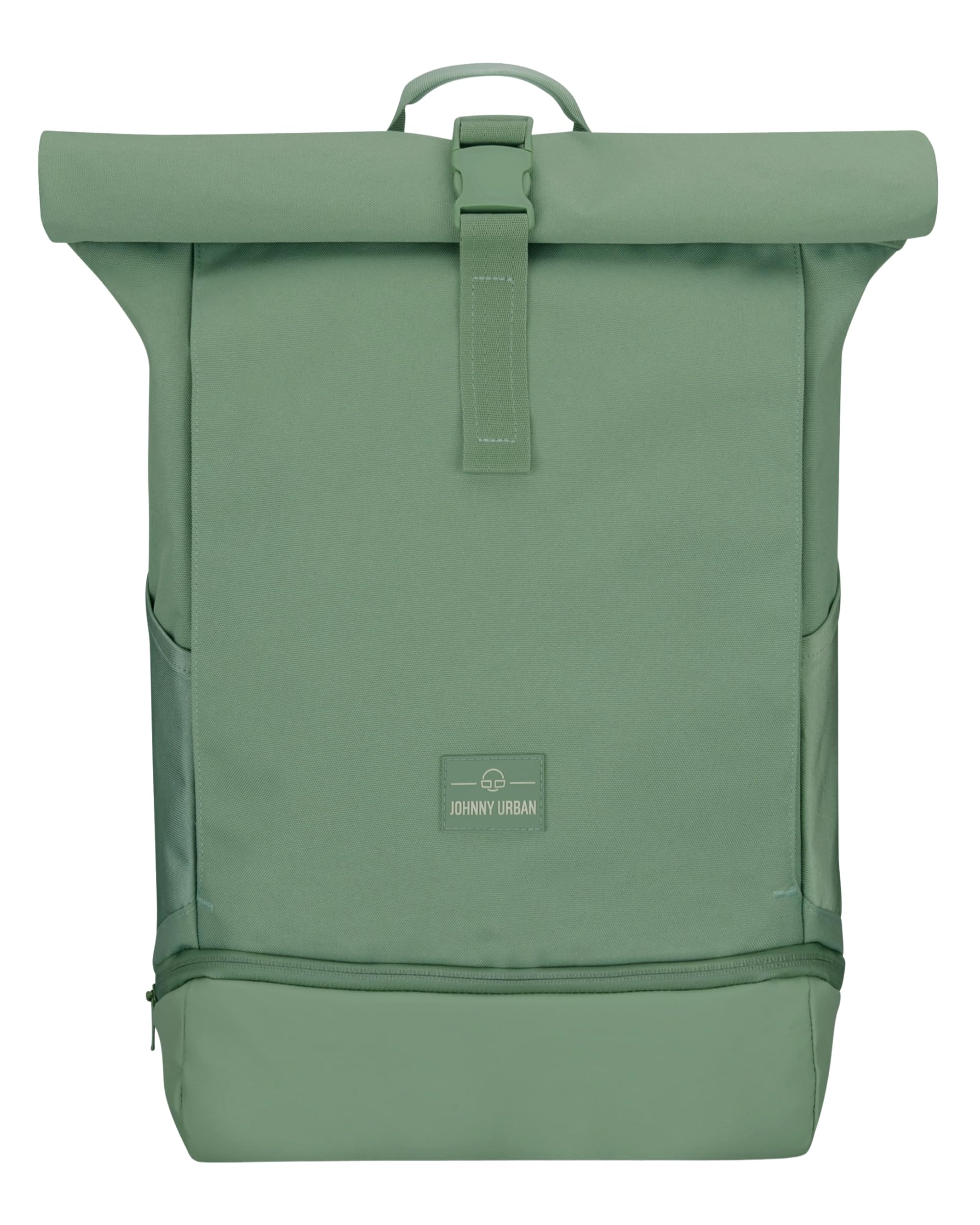 Johnny Urban Mochila Enrollable Mujer Hombre Verde - Allen Large - Grande Bolso para Escolar, Universidad, Trabajo - Compartimento para Portátil - Repelente al Agua