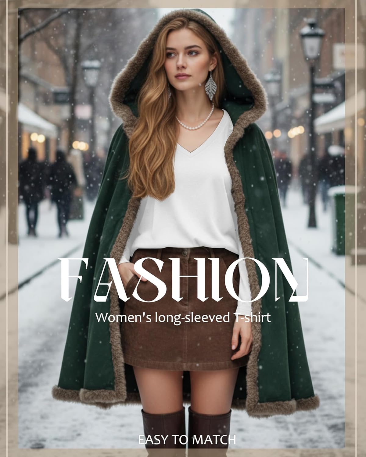 Huukeay 5 Pack Women's T-Shirts V Neck Long Sleeve Tops Casual Loose Fit Layering Shirts Flat Hem Basic Plain Work Tees - Image 6