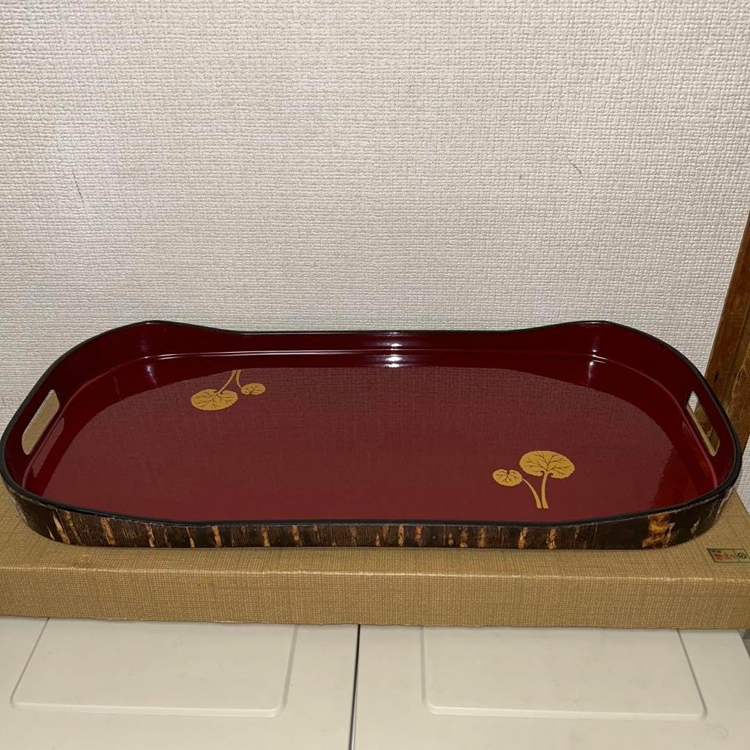 美品 特大 丸盆 お盆 けやき 無垢 一枚板 くり抜き 65㎝ けやき一