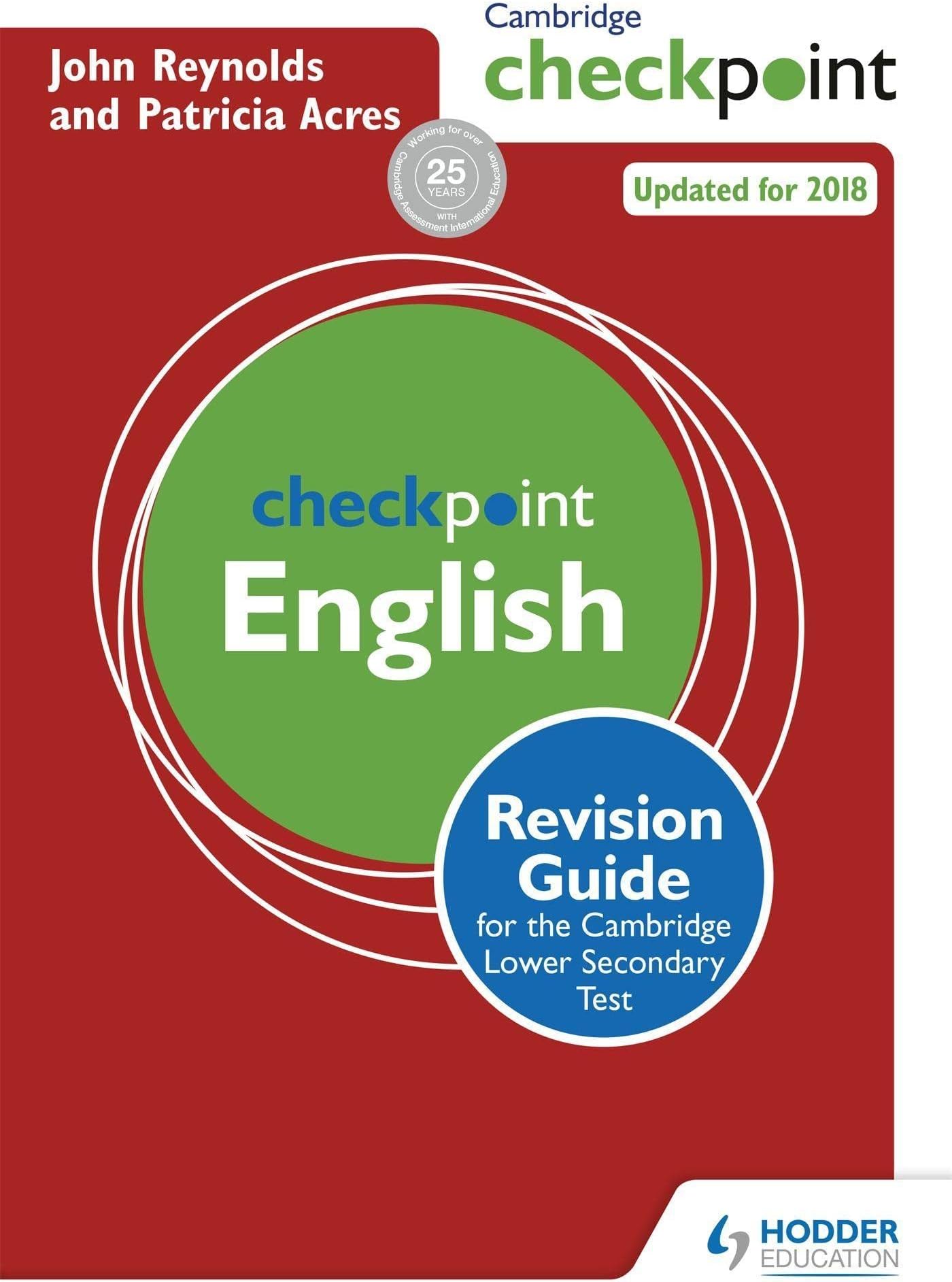 Cambridge Checkpoint English Revision Guide Secondary 1 Test