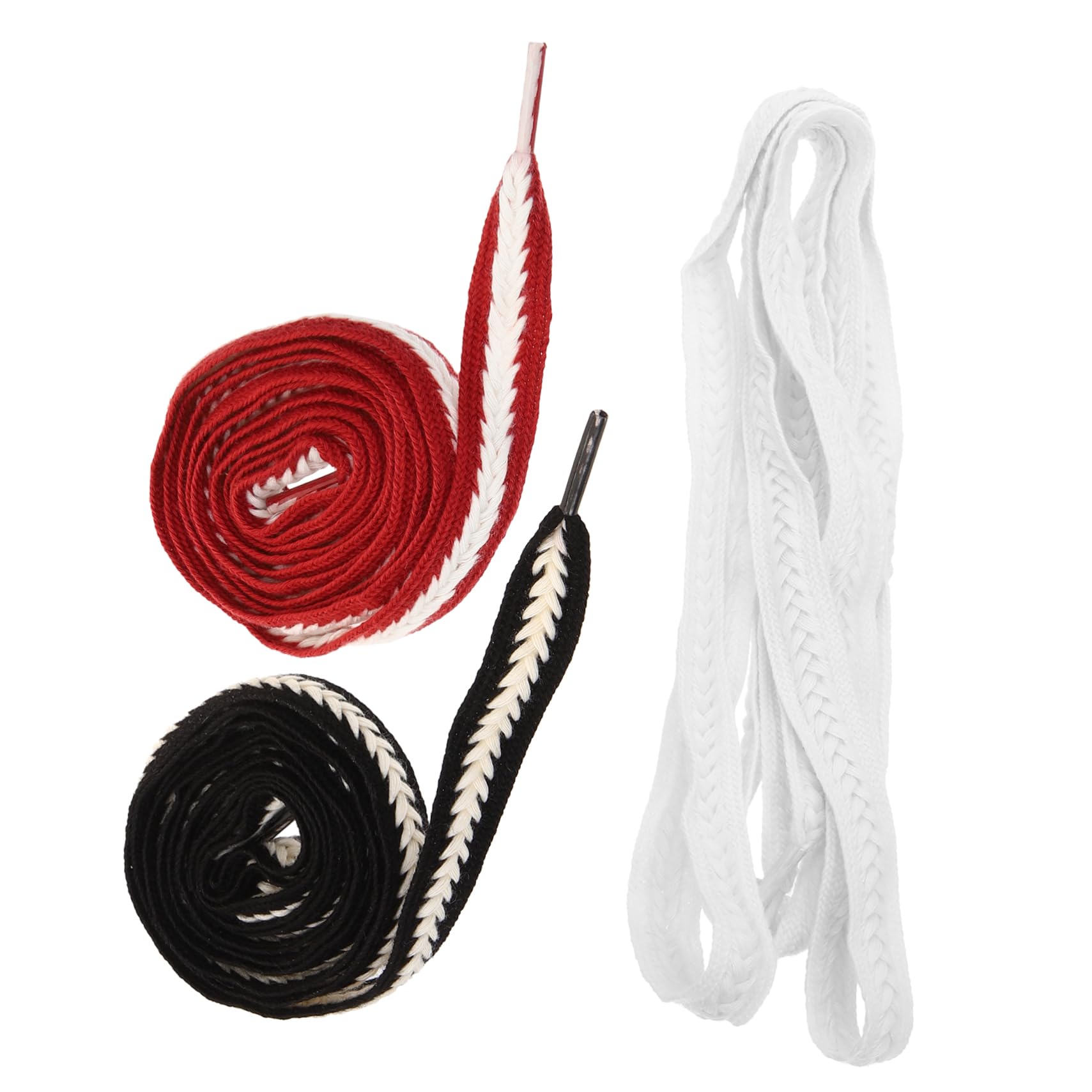 SHERCHPRY Cordones de trigo trenzado cordones de poliester cordón de dinero de alta densidad botas deportivas shoe laces cordones anchos cordones de zapatos anchos poliéster algodón