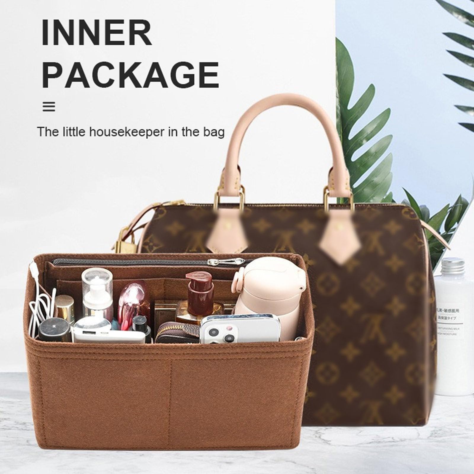 Amazon.com: Lckaey Purse Organizer Insert Fit LV Speedy 20 Tote