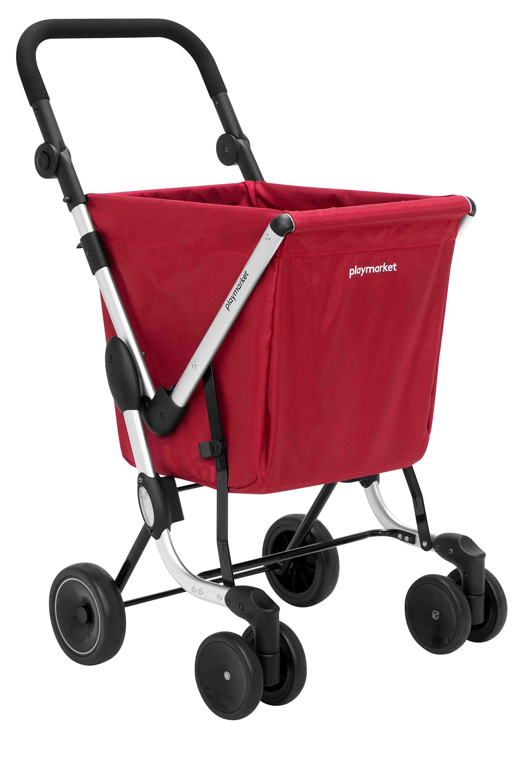 Playmarket We Go Basic Einkaufswagen, 50 Liter, Polyester
