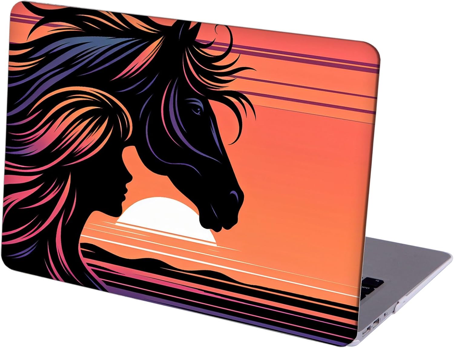 Compatible with MacBook Neo 13-inch, Hard Shell Case with Keyboard Cover and Screen Protector (A3404 A18 Pro chip, 2026 Release) - Horse MC22713