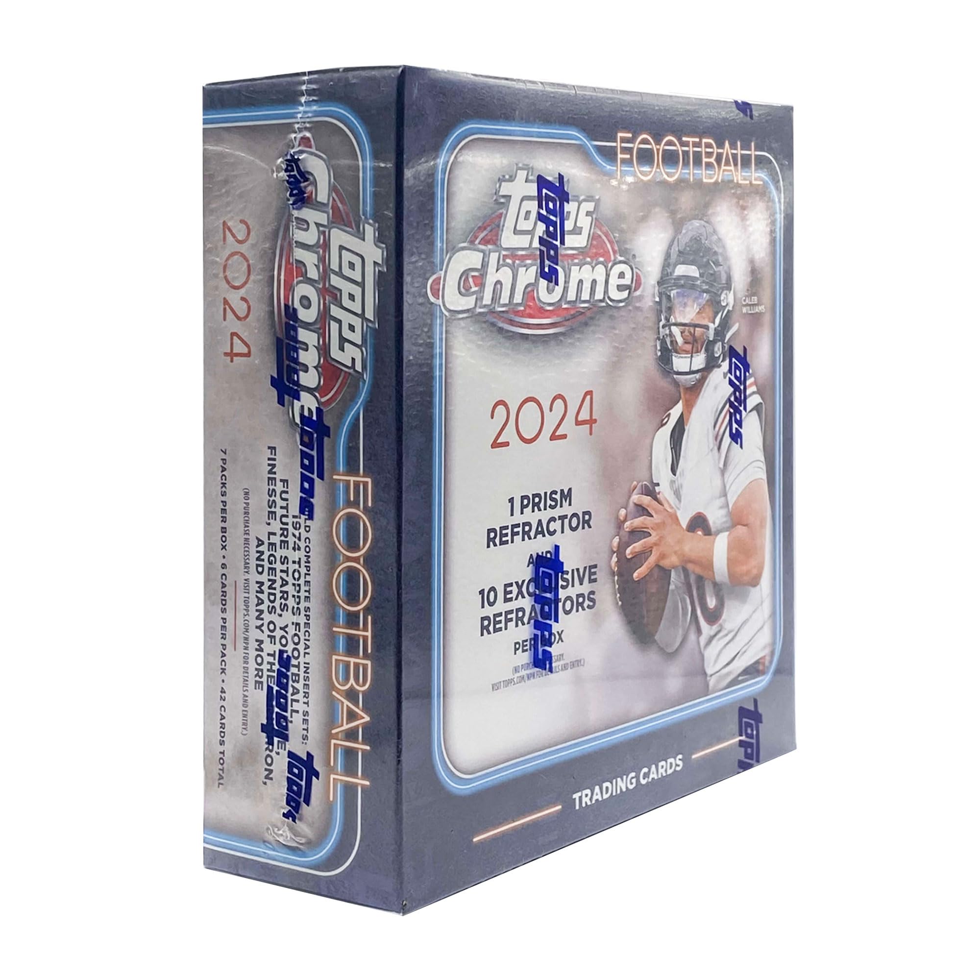 Topps Chrome 2024 Mega Box Football & Card Up Sleeve
