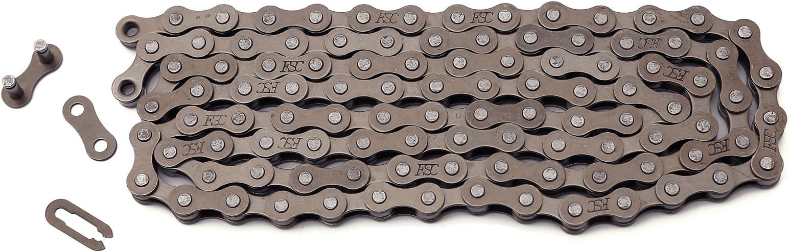 FSC F410 1-Speed Bicycle Chain (1/2 x 1/8-Inch, 104L) (Brown)