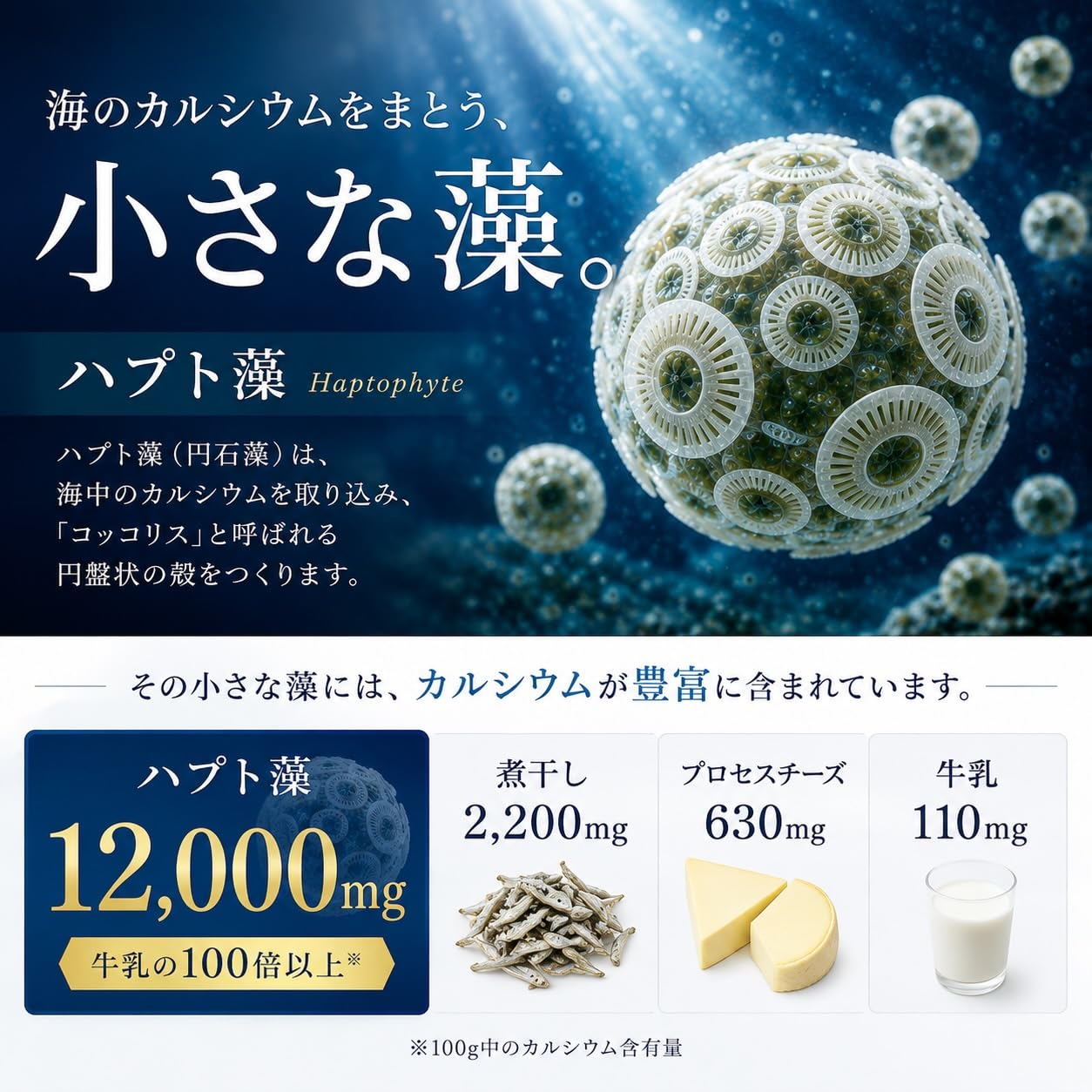 Amazon.co.jp: マイクロアルジェ ココリス 藻のサプリ 100袋 満ちる