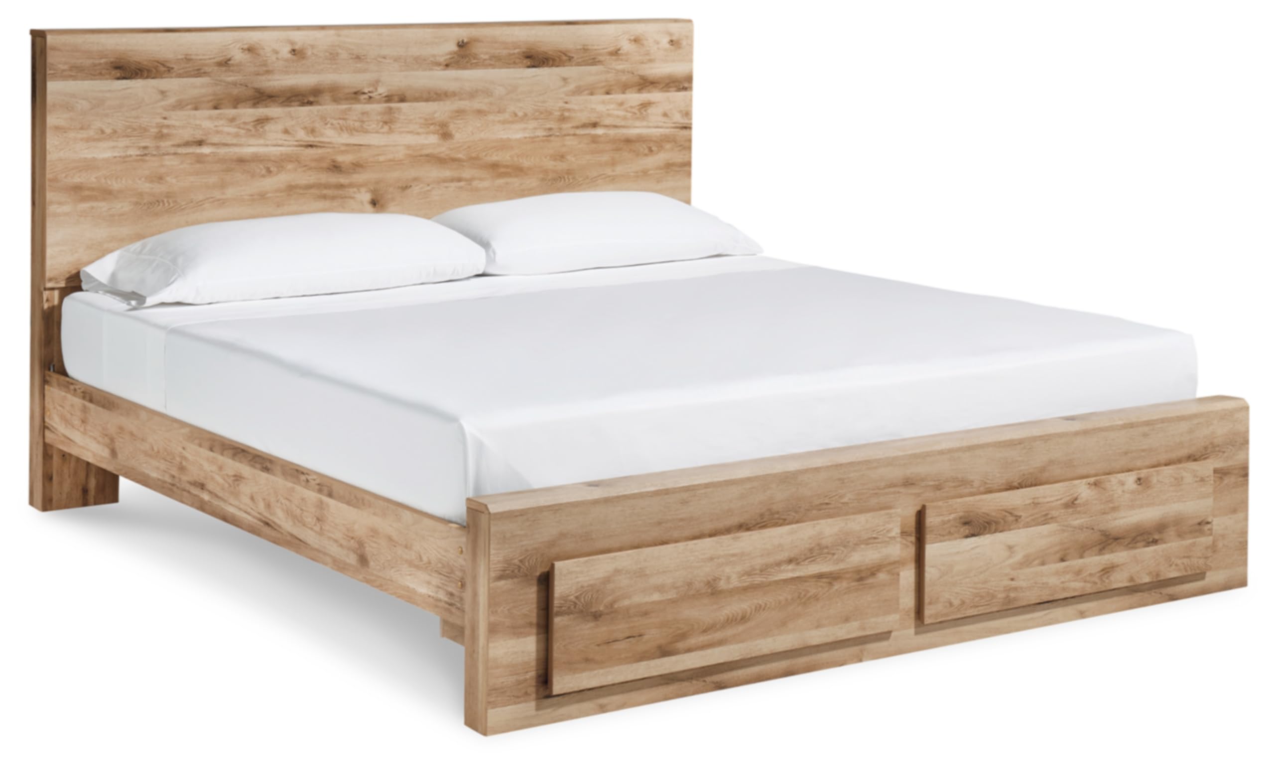 Signature Design by Ashley Hyanna King Panel Storage Bed, Tan Brown