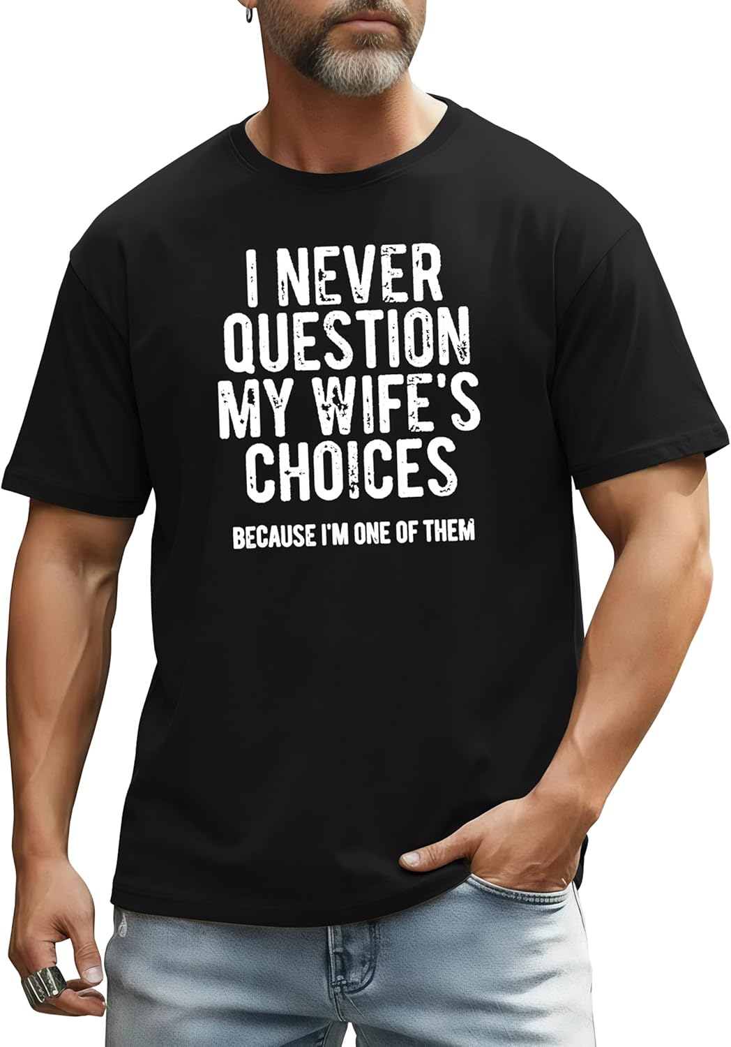 Men's Jesus Christian Shirts Dad Husband Regular Fit T Shirt Letter Print Casual Summer Graphic Tee Tops