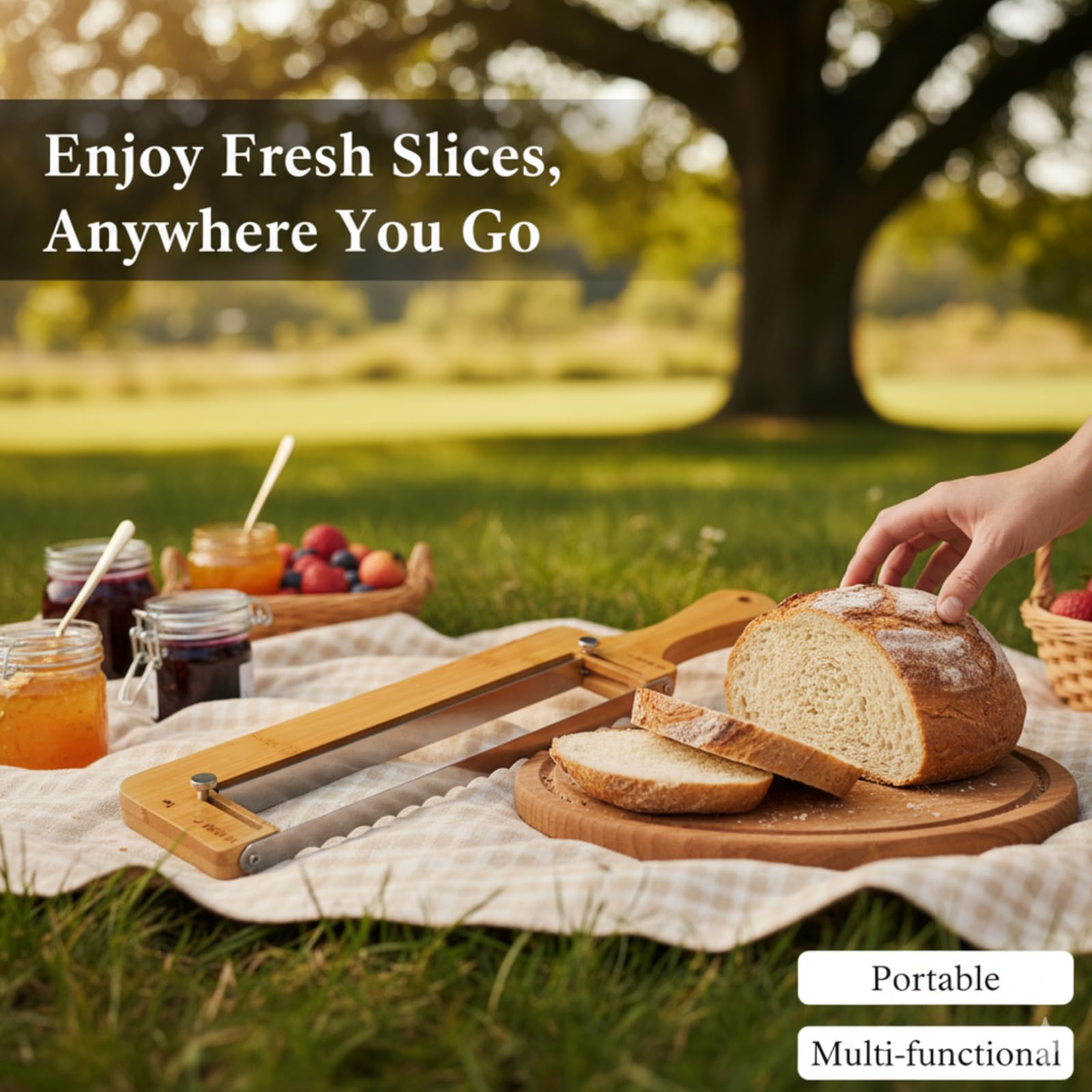 Adjustable Bread Knife - Slice Like a Pro -3 Adjustable Bread Knife - Slice Like a Pro -3