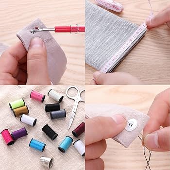 海外ビンテージ　蝶のロゴ　ソーイング　裁縫糸　立体糸巻き12個　箱付きBセット Amazon | Kihusei 裁縫セット ソーイングセット ハサミ 縫い糸