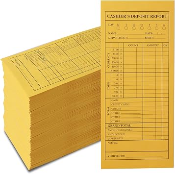 28lb 500Pcs Cash Deposit Envelopes with Self Seal Closure Cash Envelopes for Small Businesses, 9 1/2 x 4 Money Envelopes for Retailers & Restaurants