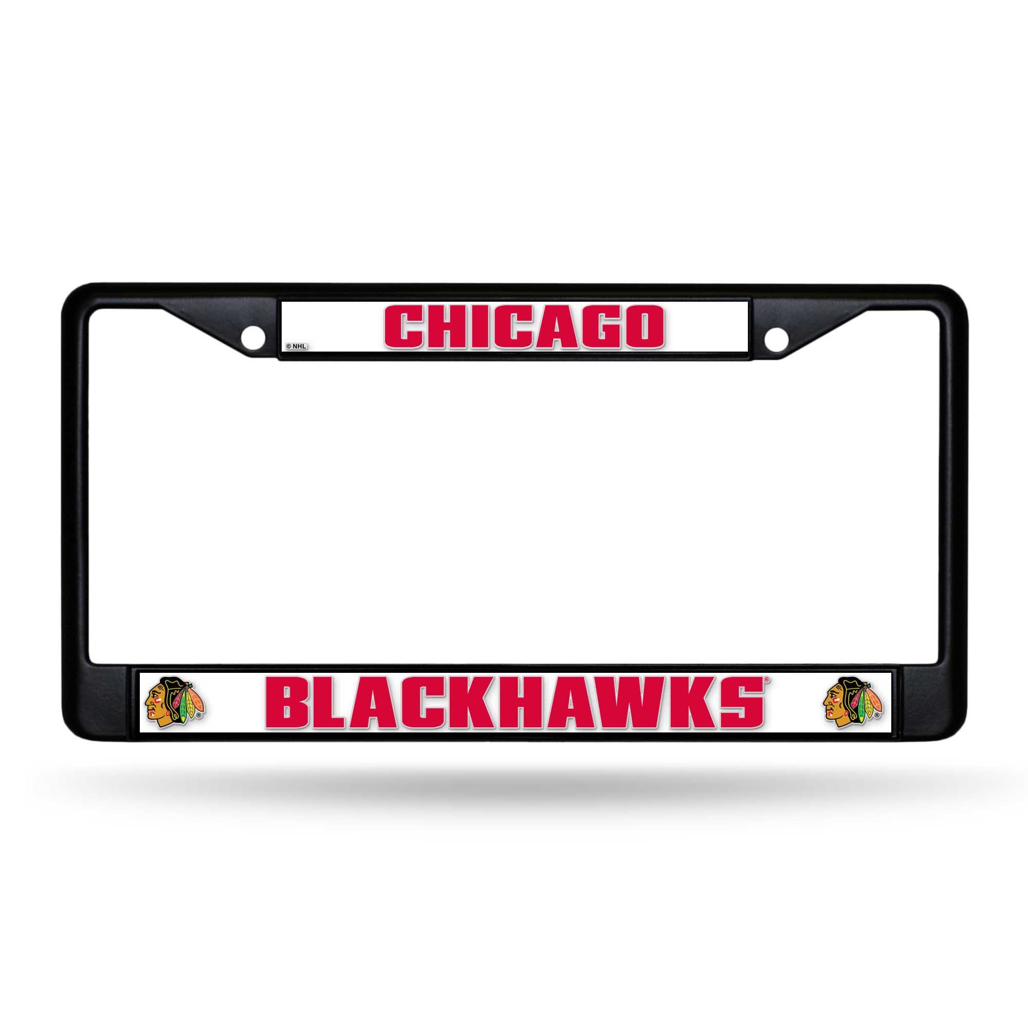 Rico NHL unisex-adult Standard Chrome License Plate Frame